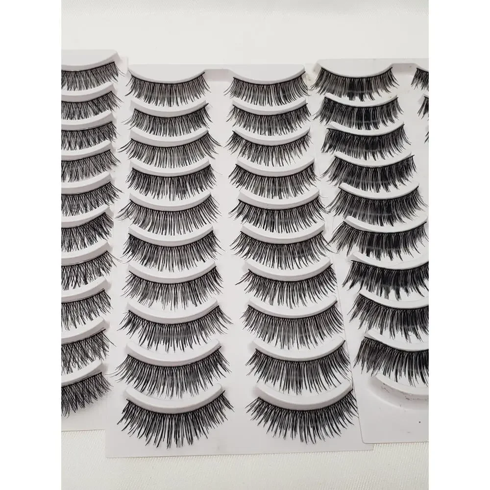Zwellbe Fashion False Eyelashes - Variety of 48 Pairs w. 1 Extra Lash